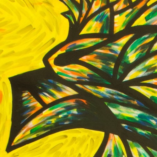 Lion - Original Handmade Signed Acrylic Canvas Fine Art Fluid Animal Painting - Picture 2 of 4