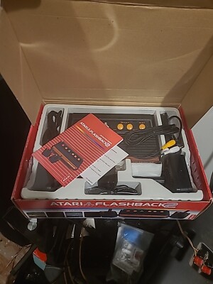 NEW, UNUSED Atari Flashback 2 Classic Game Console 26519, CIB w/ Controllers