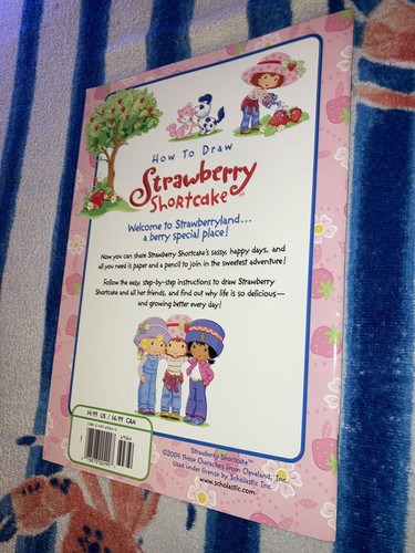Vintage 2004 Schulbücher - Zeichnen von Erdbeer-Shortcake - Zeichenanleitung - Bild 4 von 11