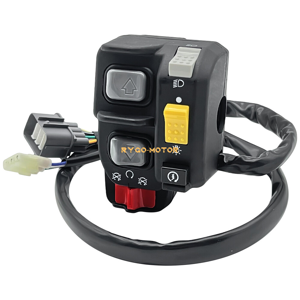 Start/Kill/Light Switch Assembly For 2005-2006 Honda TRX250 Recon Foot-Shift ATV