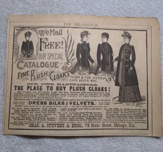 Antiguo Chas A Stevens Victoriano Eduardiano Traje de Caminar Chaqueta Falda Conjunto Lana Foto 2 de 4