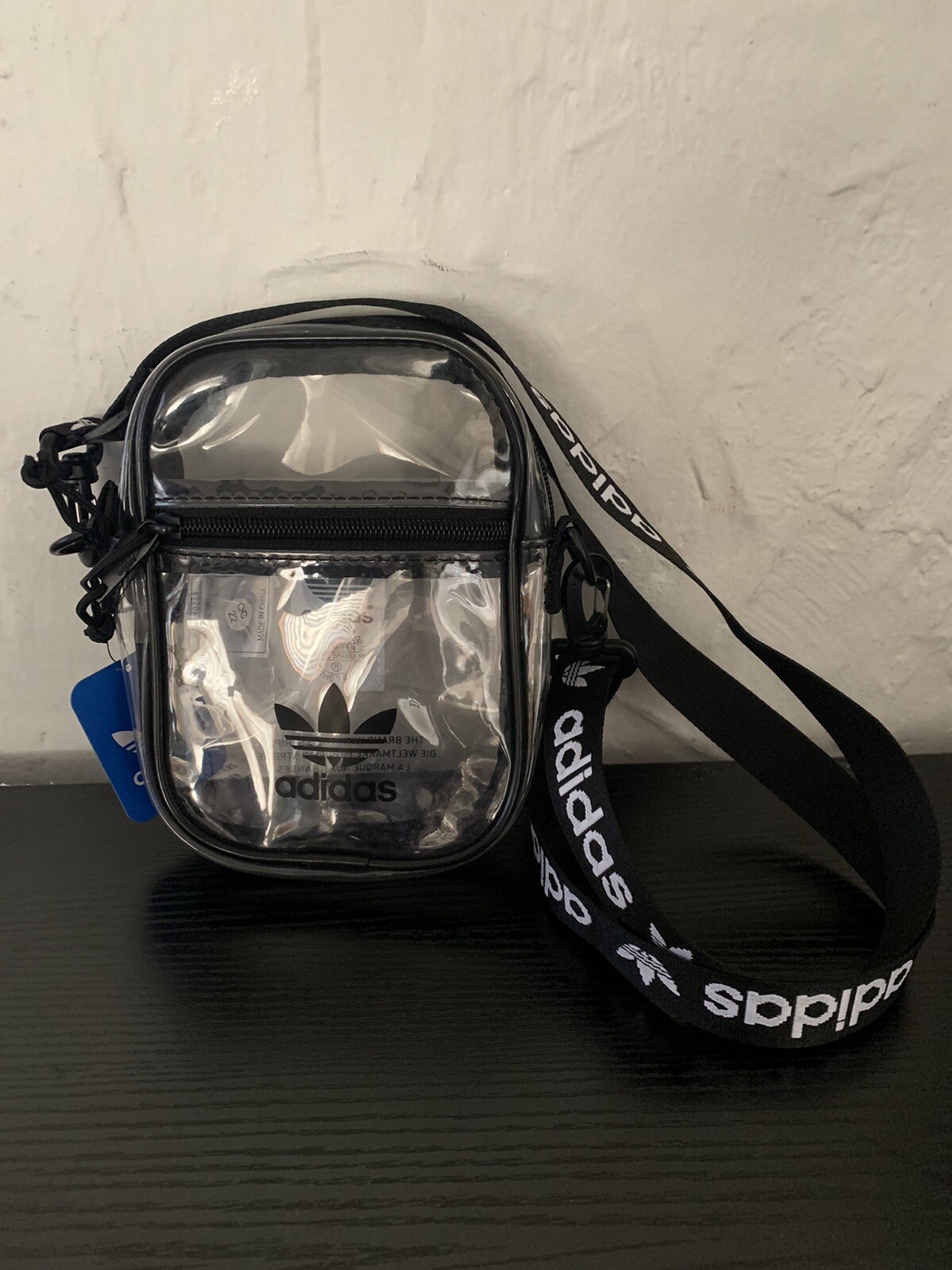 adidas clear crossbody bag