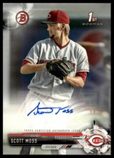 2017 Bowman #PA-SM Scott Moss Paper Prospect Autographs