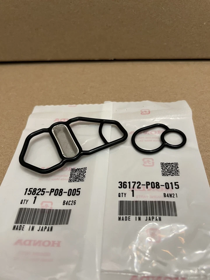 Прокладки соленоидные для верхнего и нижнего клапанов катушек VTEC для Honda Civic Si Acura Integra от оригинального производителя - Изображение 3 из 4