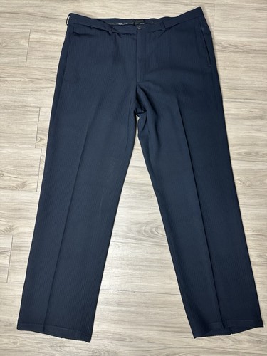 Armani Collezioni Dark Blue Men's Dress Pants 58 L - Picture 2 of 9