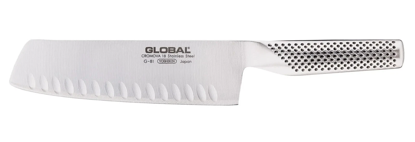 Global Classic 7.1 in Hollow Edged Vegetable Knife
