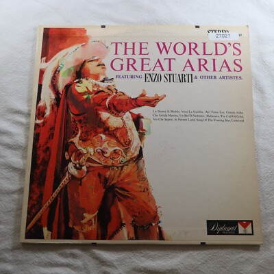 Enzo Stuarti The Word'S Great Arias LP Vinyl Record Album