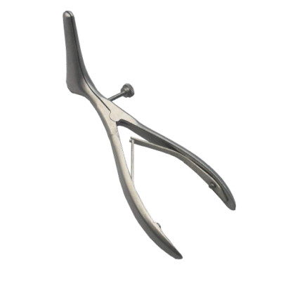 Cottle Septum Speculum, 6'', Set Screw, Narrow, 50mm Long Blades, 10 to 6mm Taper