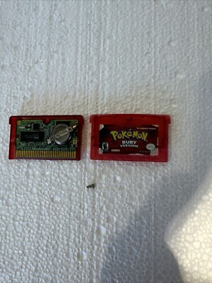 Authentic! Pokémon Ruby Version GBA Nintendo Gameboy Advance Dry Battery