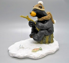 Bearfoots Al Ice Fishing Bear Jeff Fleming Big Sky Carvers Figurine 0101/6643
