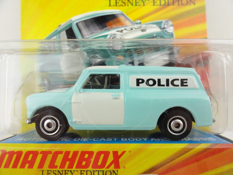 2011 Matchbox Lesney Edition ‘65 Austin Mini Van (Light Blue Police) - Image 2 of 4