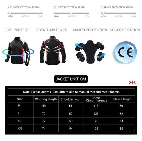 Summer Motorcycle Jacket Air Net Mesh Breathable Body Protection Armour Coat - Picture 7 of 16
