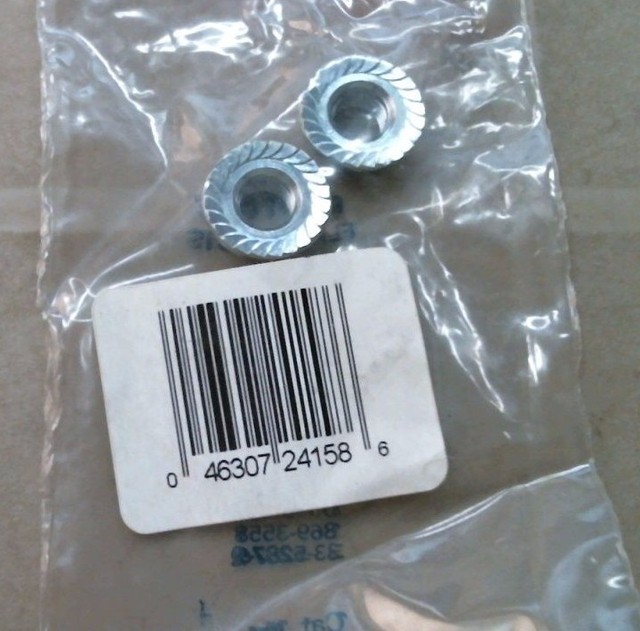 WALD Bicycle Parts 24158 5/16" Flange Nuts Set of 10 for sale online eBay