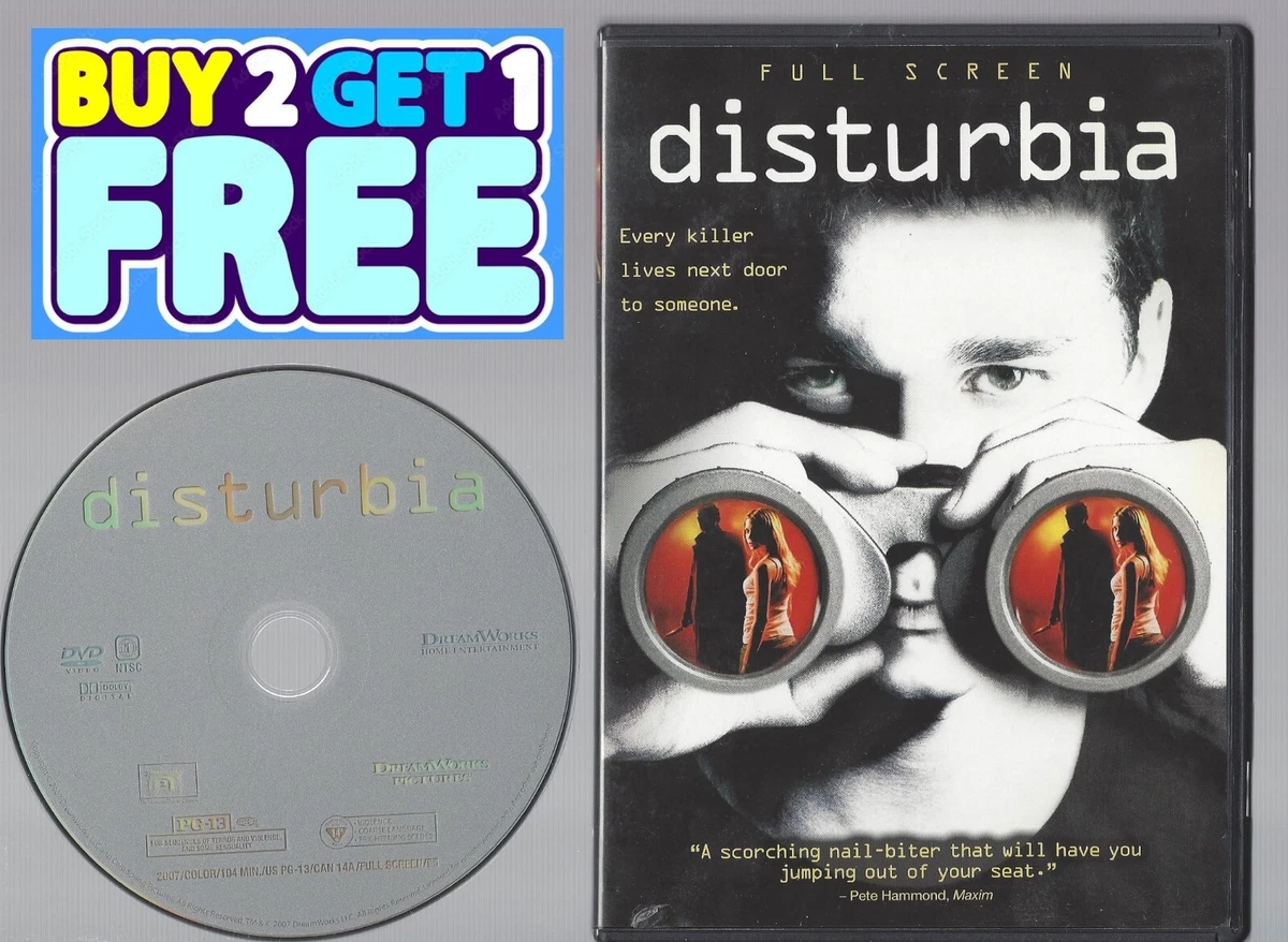 Disturbia Movie Dvd Cover