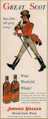 1952 1951 Johnnie Walker Whisky 