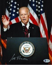 JOE BIDEN VICE PRESIDENT SIGNED 8x10 PHOTO BECKETT COA 1 2020 ELECTION HARRIS VP