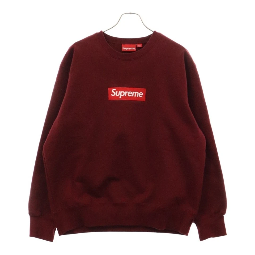 Sweat shirt col rond manches longues SUPREME 22AW boîte logo occasion bdac2c