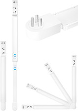 Eletrical Outlet Extender Stick 22"-34" Vertical Power Socket Expander with 2 AC