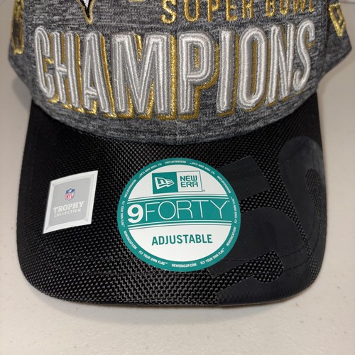 New Era NFL 9Forty Denver Broncos Super Bowl 50 Champions Gray Black Hat Cap NWT - Picture 5 of 8