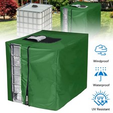 IBC Tank Abdeckung IBC Tankabdeckung Gr&uuml;n Winddicht Anti-UV-Funktion F&uuml;r Garten