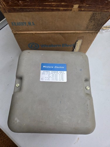 Western Electric Vintage 20BW2 Power Unit Vintage SD 81824-01