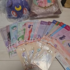 Sailor Moon plush cushion keychain set large collection used