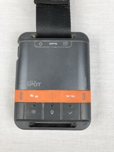 SPOT GEN 4 SATELLITE GPS MESSENGER TRACKER GRAY WATER RESISTANT TESTED VGC!