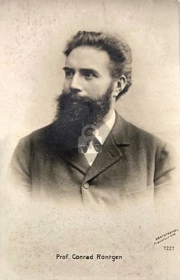 Old Professor Wilhelm Conrad Roentgen X ray Inventor RPPC Photo Postcard COPY