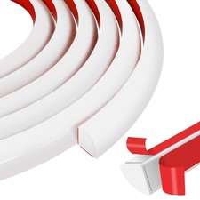 120 Inch Flexible Quarter Round Molding Peel and Stick Rubber Trim Molding