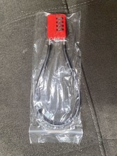 4-Digit Combination Cable Luggage Lock Red