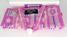 Baggu X Sandy Liang Market Plaid Pink Mini Nylon Market Bag with Charm NWT