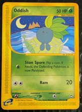 Pokemon TCG Oddish 97/147 Aquapolis 2002 ereader on eBay