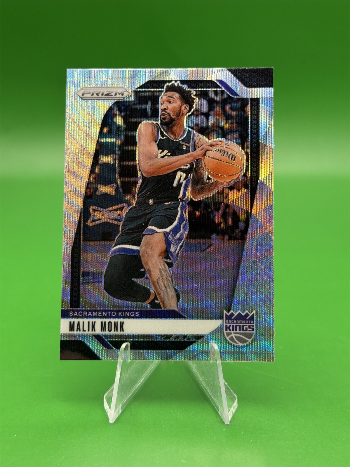 2024-25 Panini Prizm - Malik Monk #93 Wave Prizm