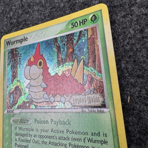 Carta Pokemon Wurmple 70/92 Reverse Holo timbrata - EX Legend Maker - Foto 7 di 13