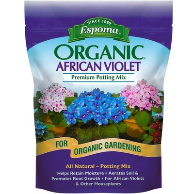 Espoma Organic Natural and Premium Potting Soil Mix for 4 qt, Violet