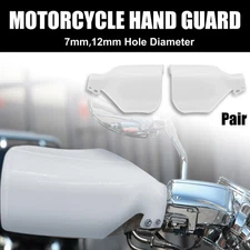 1Pair White Motorcycle Handlebar Brush Bar Hand Guard Handguard for Yamaha