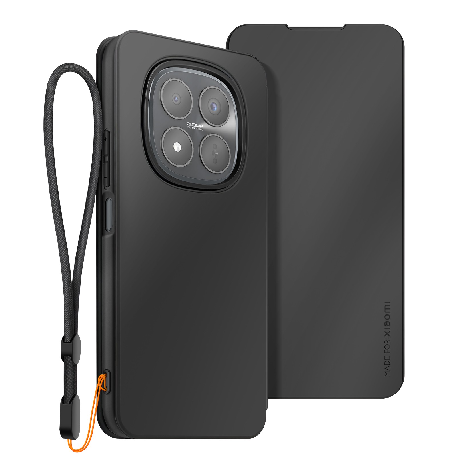 Étui pour Redmi Note 15 Pro Plus 5G Xfm avec coque compartiment cartes et dragonne