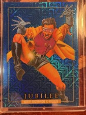 2024 Marvel Masterpiece 92 Platinum Jubilee #100 Blue Traxx