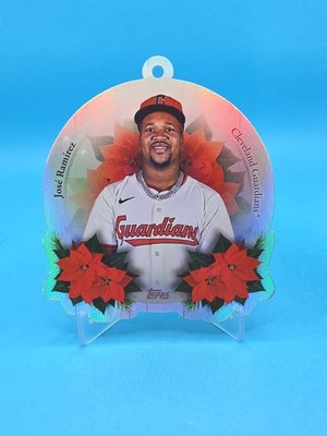 Jose Ramirez 2025 Topps Holiday #OO-18 Die-Cut Ornament Mega Box Exclusive