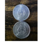 2x 1/10th oz .999 Fine Silver Rounds Round aztec Calendar Design