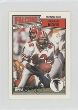 1987 Topps United Kingdom American Football Gerald Riggs #55 0l1
