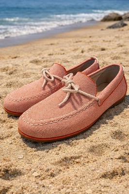 Rothy's The Boat Shoe in the color Sunbaked Pink Size 5.5