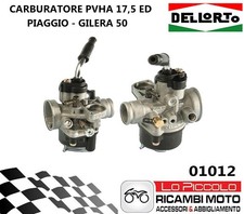 01012 CARBURATORE PHVA 17,5mm ED DELL'ORTO (Piaggio/Gilera) ARIA AUTOMATICA
