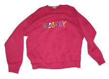 Vintage 90's Disney Mickey Sweatshirt Embroidery Crewneck Mickey Mouse XL