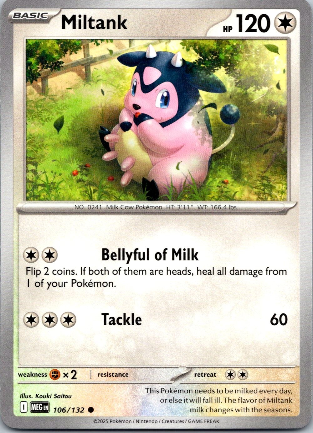 Miltank - 106/132 - Mega Evolution - Regular