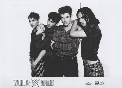 Worlds Apart Photo Black And White Original Press Promotion EMI Circa 1990's