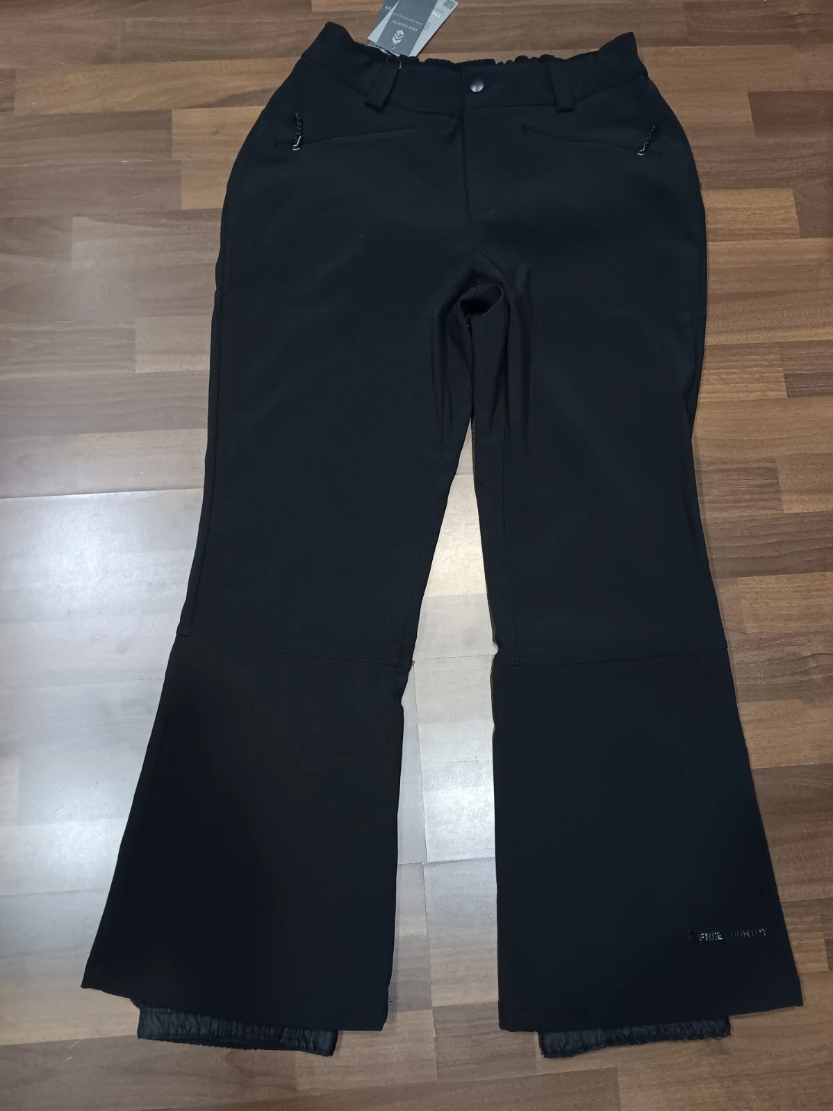 Free Country Ladies Softshell Snow Pants Black Large (12-14) NWT