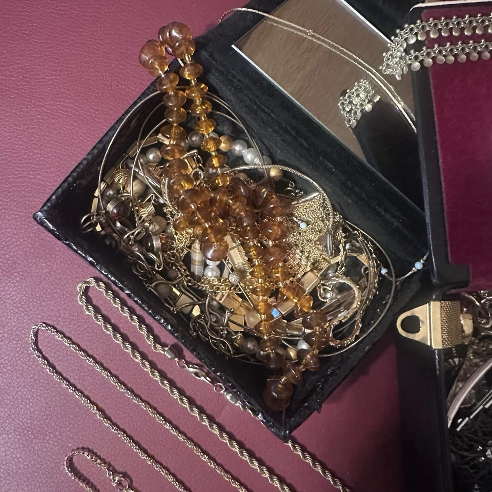 Konvolut Schmuck-über 1,0kilo-überwiegend Goldfarbend - Bild 2 von 4