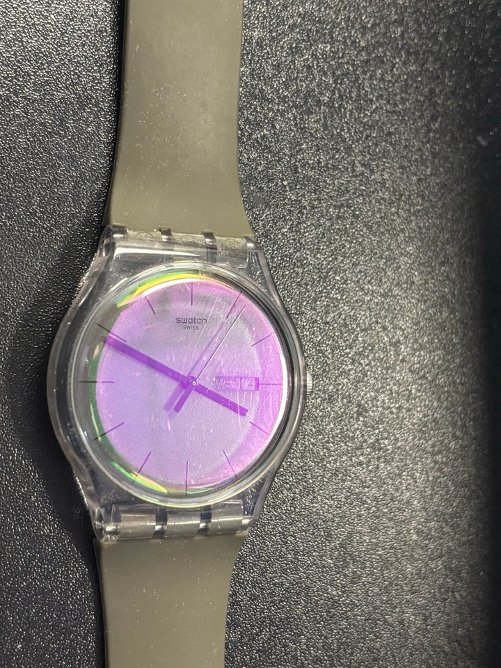 Swatch Army Green Mens Watch - Image 2 of 4