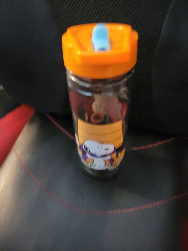 snoopy cup with lid for kids
